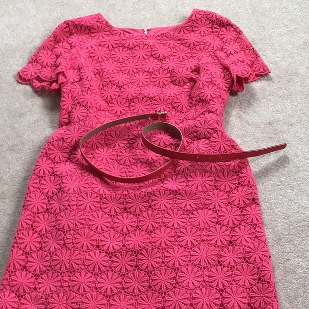 Talbots cocktail   dress salmon color